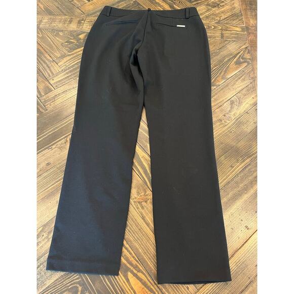 Michael Kors Black Neutral Slacks Work Pants Women 8 Business Casual Academia - Picture 4 of 9